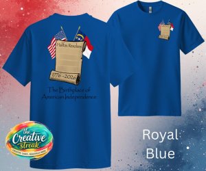 Halifax Day t-shirts that celebrate the Halifax Resolves—the precursor to the Declaration of Independence.