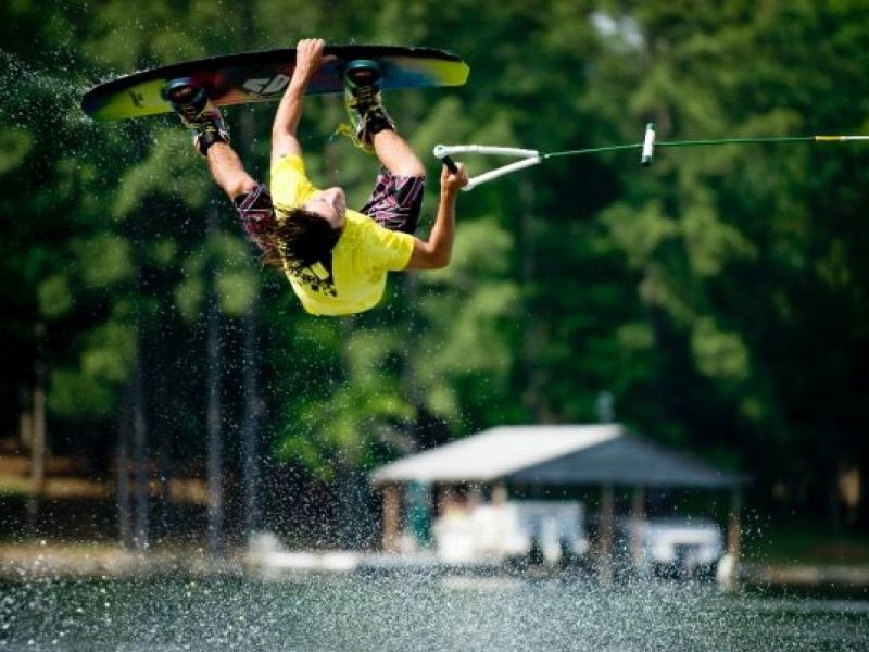 Wake boarding & wake surfing adventures available on Lake Gaston
