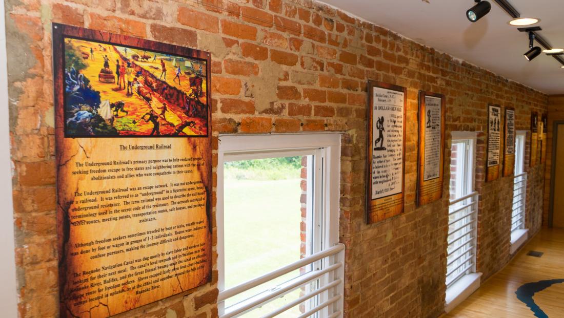 Roanoke Canal Museum Underground Railroad Exhibit.jpg