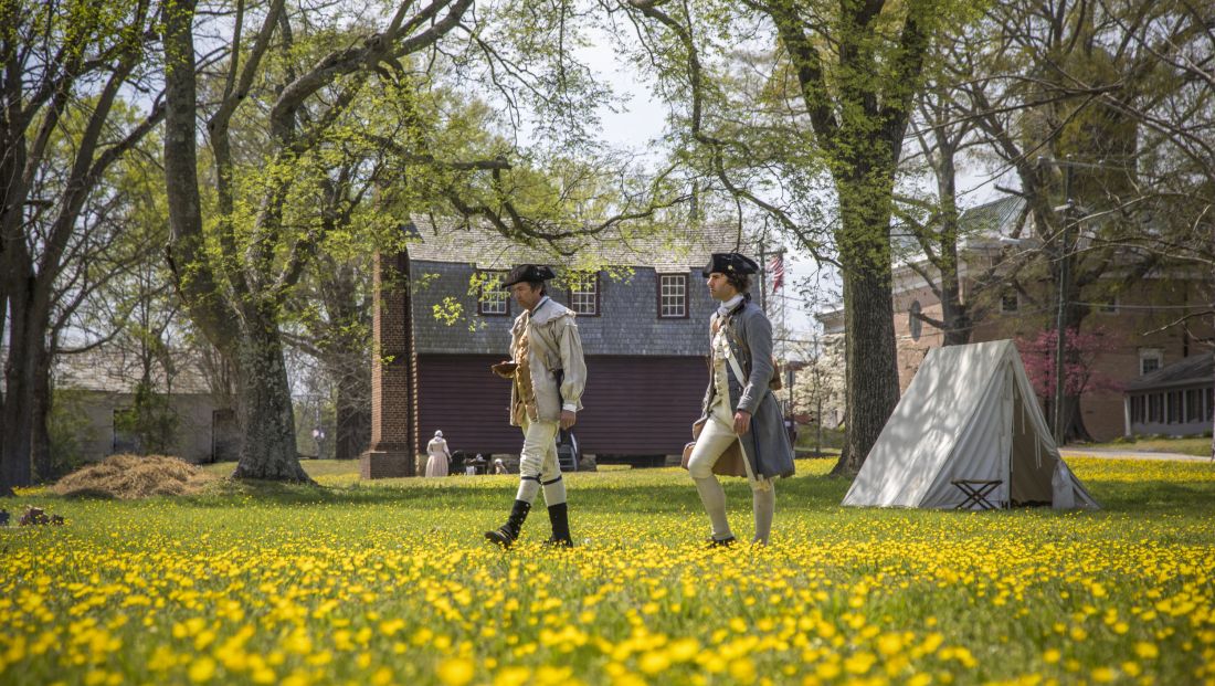 Halifax Resolves Prelude to Liberty Celebration Two Male Reenactors in front of the Tap Room.jpg