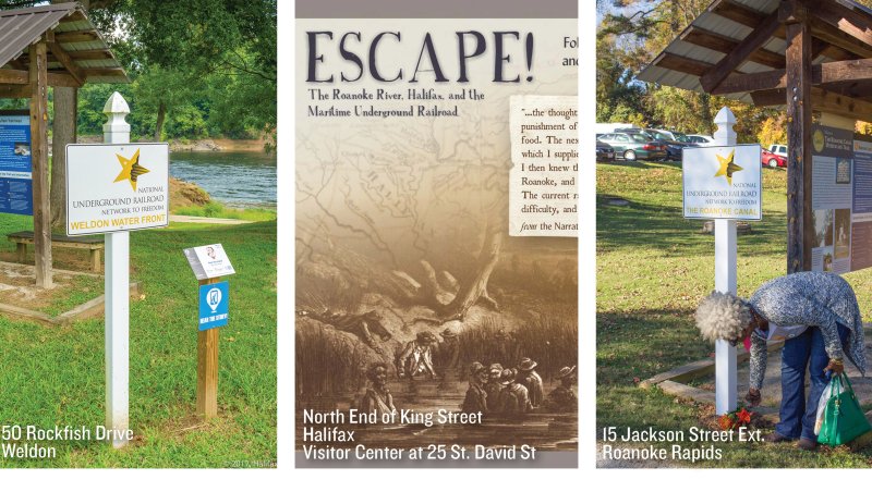 Halifax Underground Railroad Locations on the National Parks Service Underground Railroad Network to Freedom